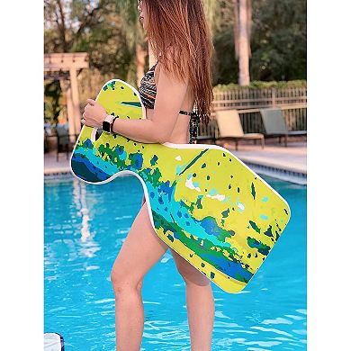 Vos Water Saddle Pool Floating Seat for Adults & Kids, Graphic Print (2 Pack)