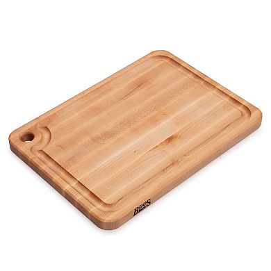 John Boos Prestige Wood Edge Grain Reversible Cutting Board w/ Juice Groove