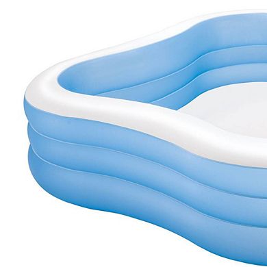 Intex 7.5ft x 7.5ft x 22in Swim Center Inflatable Above Ground Pool (2 Pack)