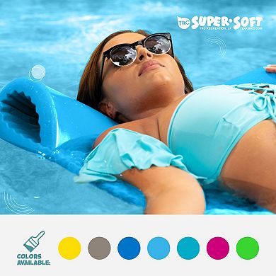 Trc Recreation Serenity 1.5" Thick Vinyl Swimming Pool Float Mat, Marina Blue
