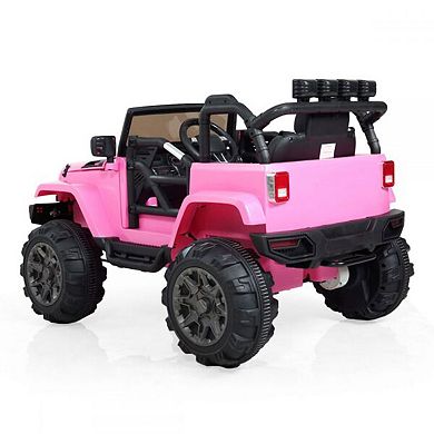 TOBBI 12V Kids Electric Battery Powered Wrangler Ride On Toy with Remote
