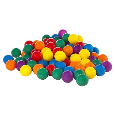 Intex Inflatable Jump-O-Lene Castle House with Multi-Colored Fun Ballz, 100 Pack