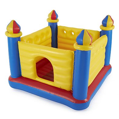 Intex Inflatable Jump-O-Lene Castle House with Multi-Colored Fun Ballz, 100 Pack