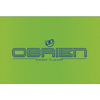OBrien Water Carpet 18 x 6 Ft. 3 Layer Floating Foam Lake Lounger Pad Mat, Green