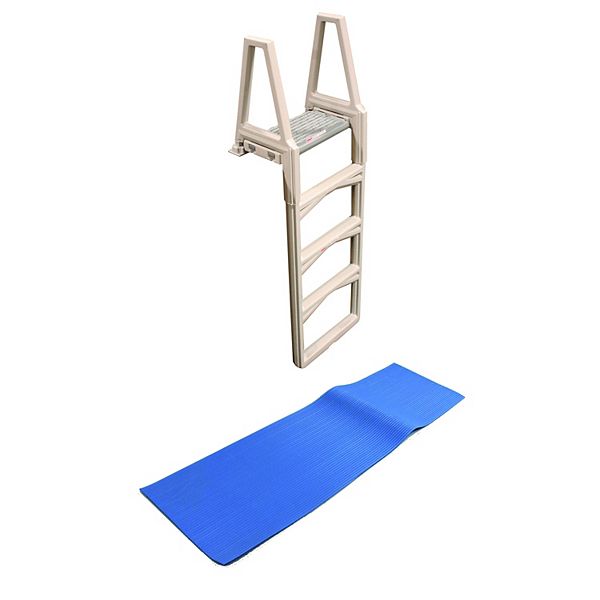 CONFER 63552 Adjustable InPool Above Ground Swimming Pool Ladder 48
