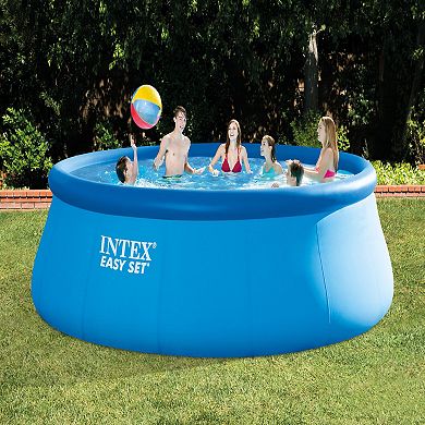 Intex 15'x48" Inflatable Pool With Ladder, Pump And Deluxe Pool Maintenance Kit
