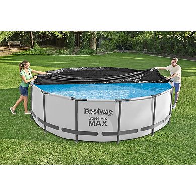 Bestway Flowclear Round 15' Pool Cover for Above Ground Frame Pools (Cover Only)