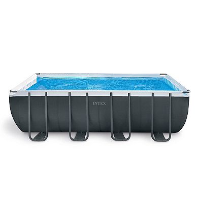 Intex 18Ft x 52In Ultra XTR Rectangular Frame Swimming Pool Kit w/Pump & Canopy