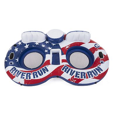 Intex American Flag 2 Person Float & River Run II 2 Person Float