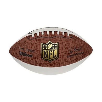 2) Wilson WTF1192 Official NFL Replica White Panel Autograph American Footballs