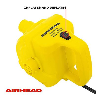Airhead 12 Volt Inflatable Water Toy Pump for Tubes, Floaties, and Paddle Boards