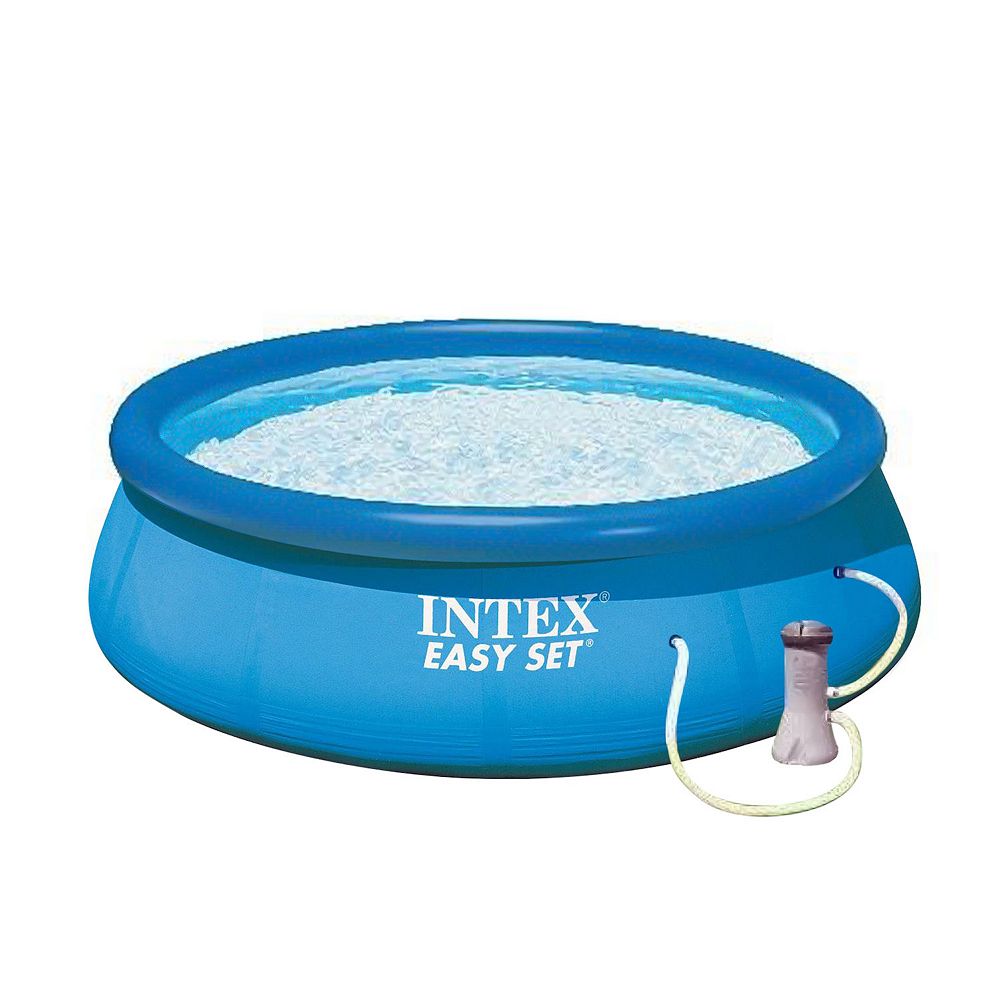 Piscine Gonflable Intex Easy Set 12Ft X 30In - Avec Pompe à Filtre 12V, 5621 Litres