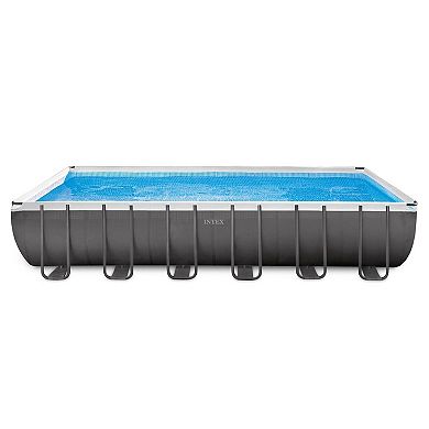 Intex 24 x 12 x 4.3 Foot Ultra XTR Rectangular Pool, 2 Pack of Floats and Cooler