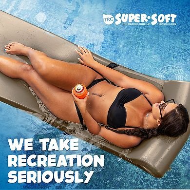 TRC Recreation Sunsation 1.75" Thick Foam Lounger Swimming Pool Float, Bronze