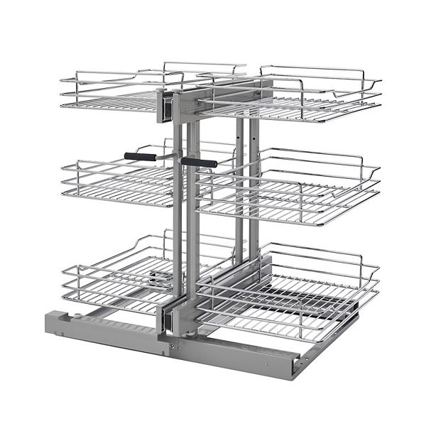 Rev-a-shelf Pull Out Corner Cabinet Organizer W/soft-close 3 Tier ...