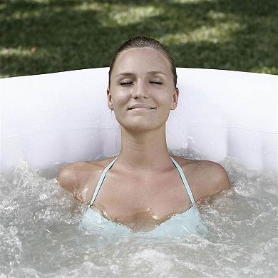 Coleman SaluSpa 4-6 Person Inflatable Outdoor Hot Tub with Seat Accessory