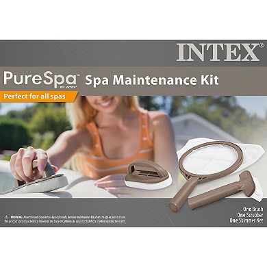 Intex Multi-Colored Spa Light, cleaning Kit & Type S1 Filter Cartridges (3 Pack)