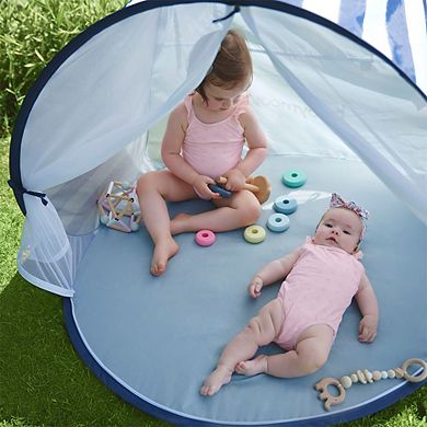 Babymoov Kid's UV Resistant Portable Pop Up Sun Shelter and Marine Play Tent