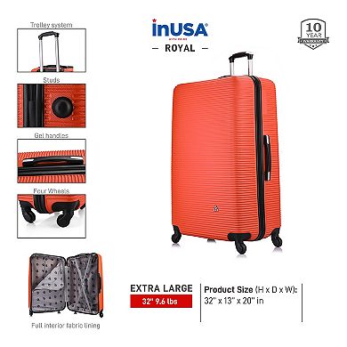 InUSA Royal 32-Inch Hardside Spinner Luggage