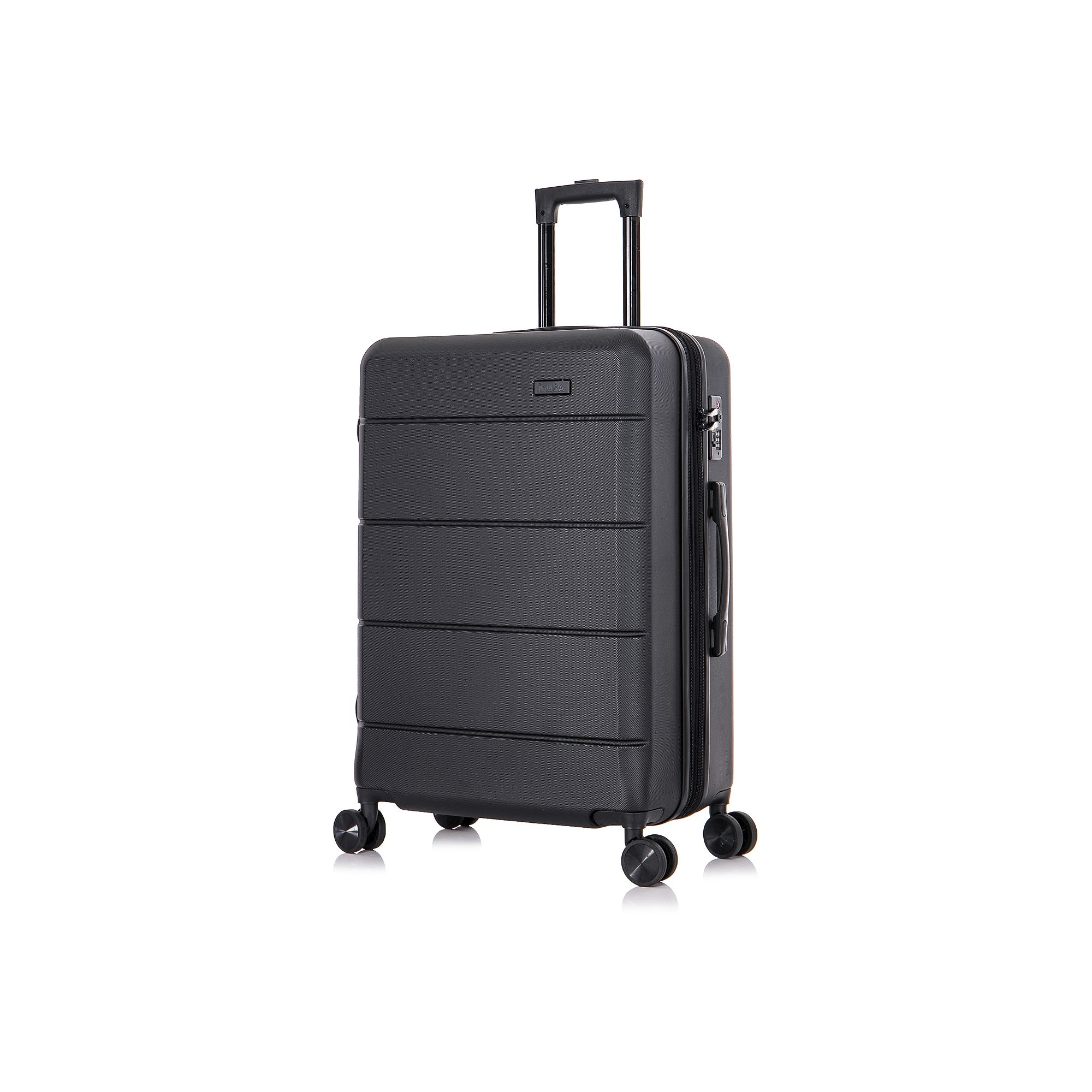 InUSA Elysian Hardside Spinner Luggage, Black