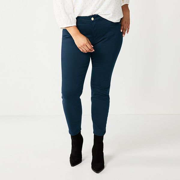 Plus Size DRAPER JAMES RSVP™ Mid-Rise Skinny Jeans