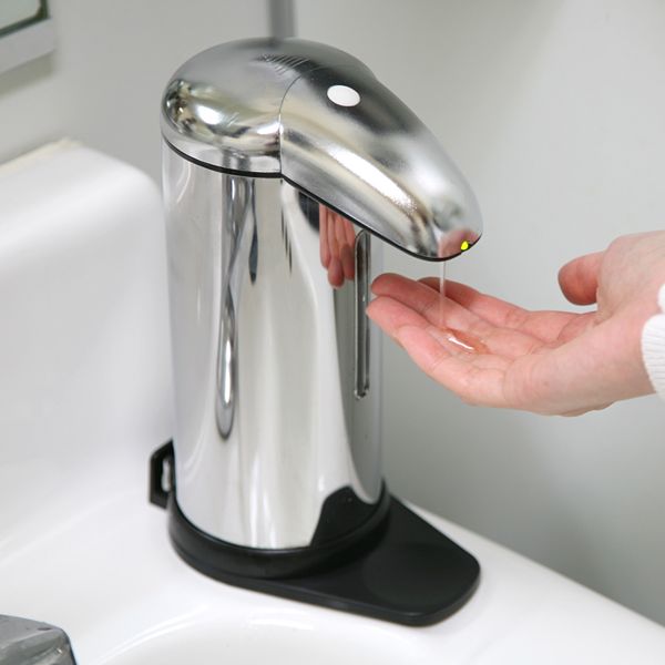 NEW iTouchless Stainless Steel Automatic Soap Dispenser 