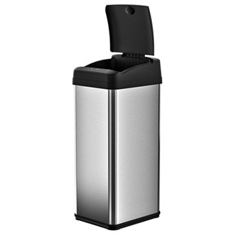 iTouchless 13-gallon Extra-Wide Stainless Steel Automatic Sensor Touchless Trash Can