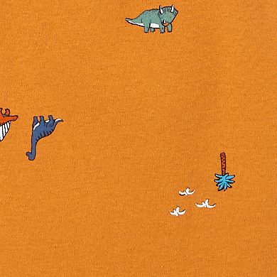 Baby Boy Carter's 5-Pack Dinosaurs Short Sleeve Bodysuits