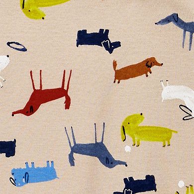 Baby Boy Carter's 7-Pack Dogs Short Sleeve Bodysuits