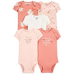 Carter's Child of Mine Baby Girl Bodysuits, Pants, & Bibs Set, 8-Piece,  Preemie-24M