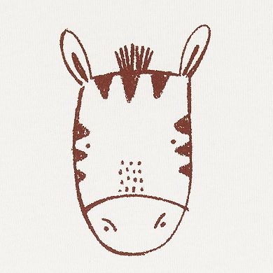 Baby Carter's 5-Pack Animal Short Sleeve Bodysuits