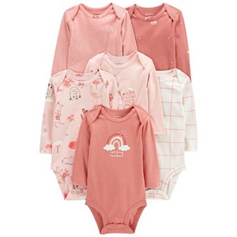 Baby Girl Carter's 6-Pack Rainbow Bodysuits
