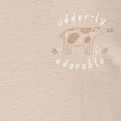 Baby Carter's 6-Pack "Udderly Adorable" Bodysuits