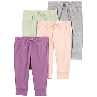 Baby Girl Carter's 4-Pack Pull-On Pants
