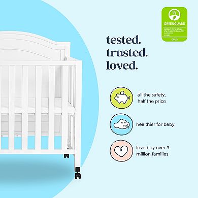 DaVinci Charlie Folding Portable 3-in-1 Mini Crib