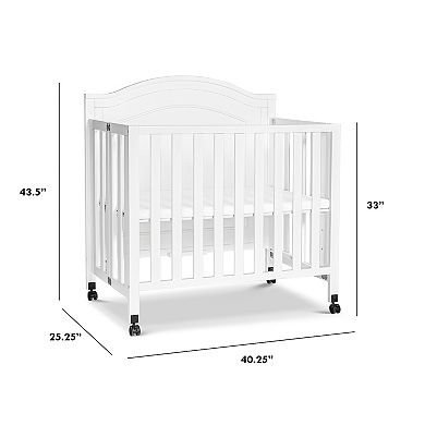 DaVinci Charlie Folding Portable 3-in-1 Mini Crib