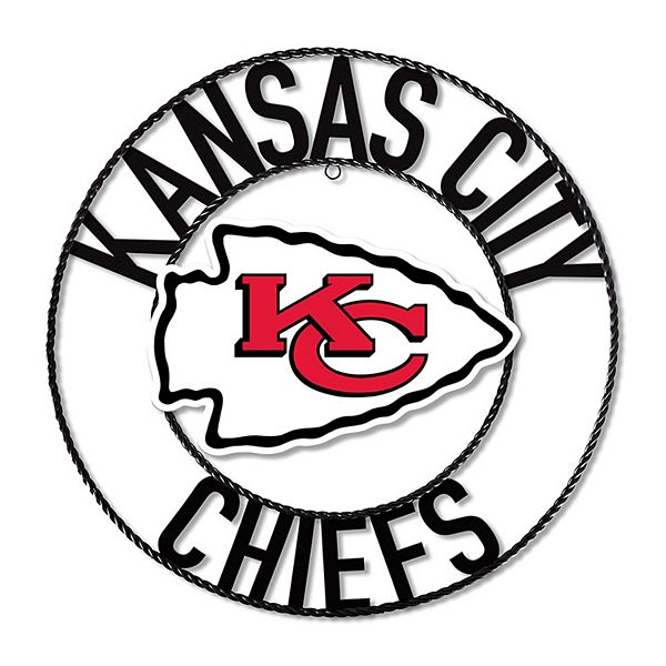 Kansas City Chiefs Wrought Iron Wall Art