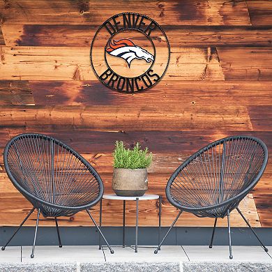 Denver Broncos Wrought Iron Wall Art