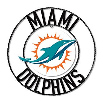 Miami Dolphins Wrought Iron Wall Art