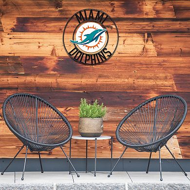 Miami Dolphins Wrought Iron Wall Art