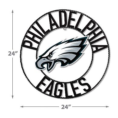 Philadelphia Eagles Wrought Iron Wall Art