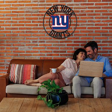 New York Giants Wrought Iron Wall Art