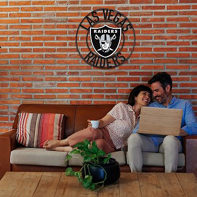 Las Vegas Raiders Wrought Iron Wall Art