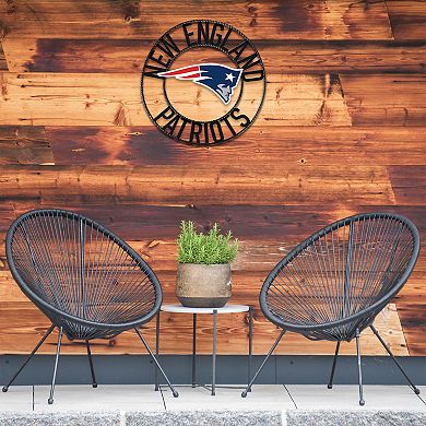 New England Patriots Wrought Iron Wall Art