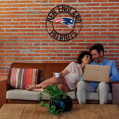 New England Patriots Wrought Iron Wall Art