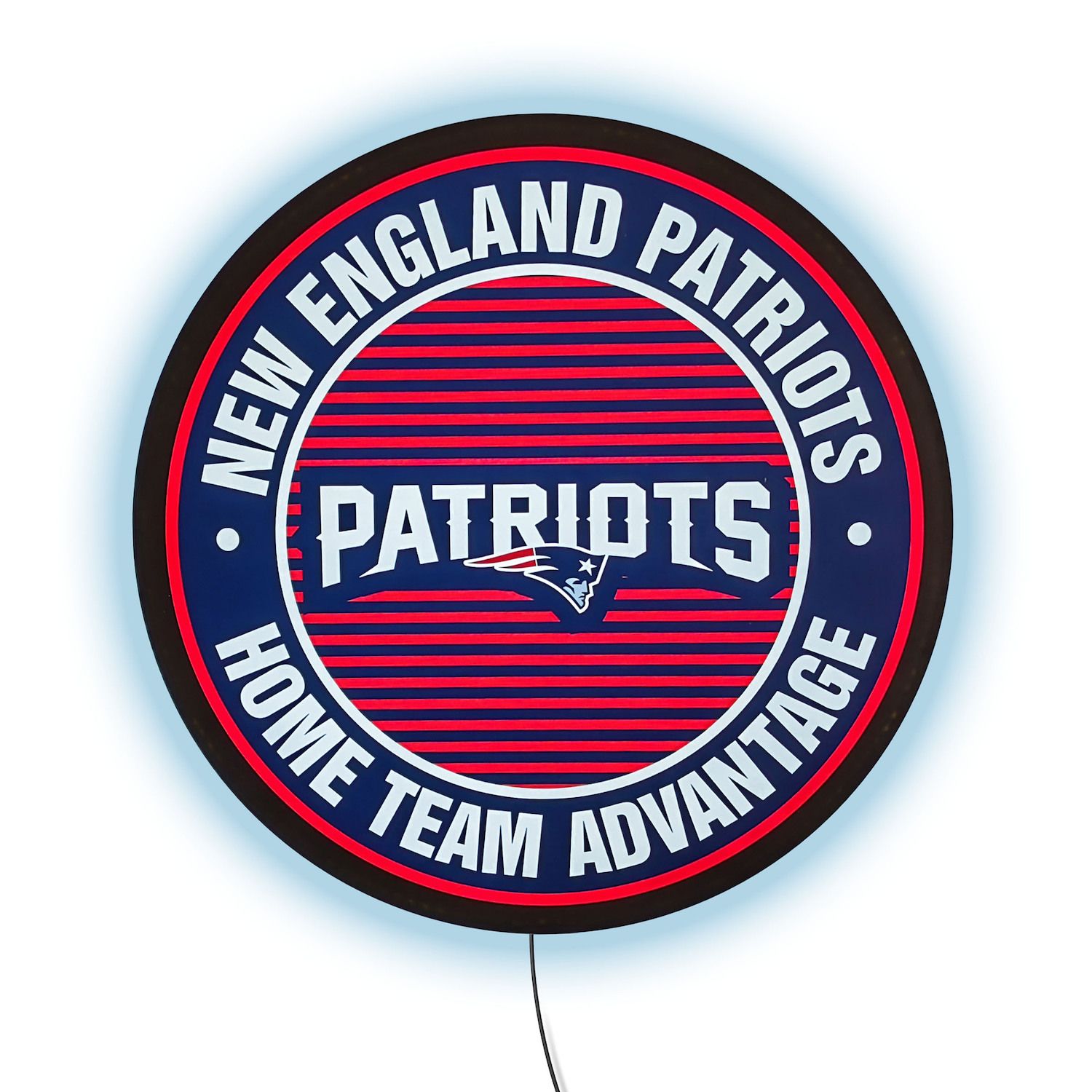 New England Patriots Neutral Colour Logo Hoodie - Mens - Big & Tall