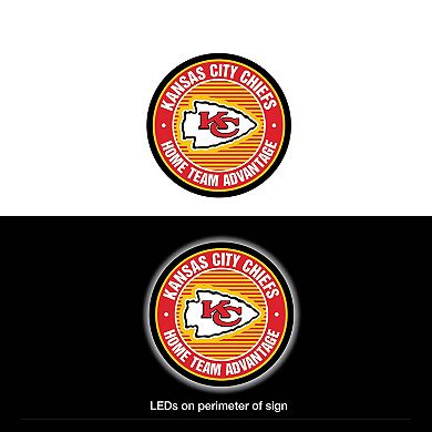 Kansas City Chiefs Home Team Advantage LED Wall Décor