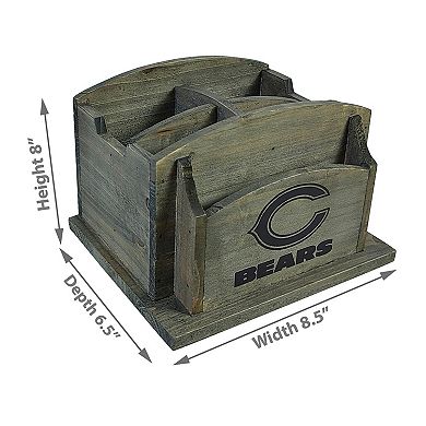 Chicago Bears Rustic Desk Organizer