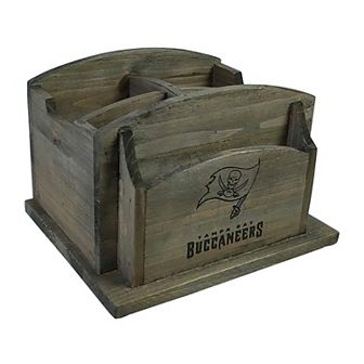 Tampa Bay Buccaneers Rustic Desk Organizer