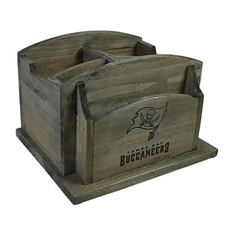Tampa Bay Buccaneers Rustic Desk Organizer